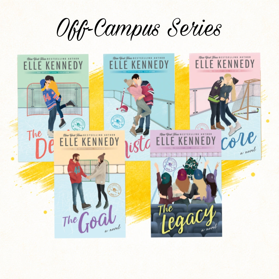 Off-Campus Series Complete Box Set 1-5 Elle Kennedy Books Collection